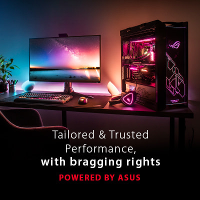 Powered by ASUS gamer pc