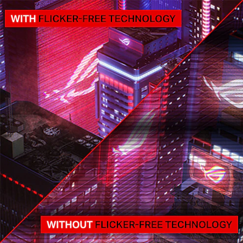 Demonstration af Flicker-Free teknologi