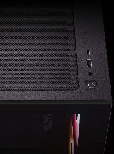 Frontpanel på Corair 2800X