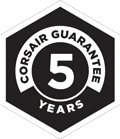 Corsair 5-års garanti
