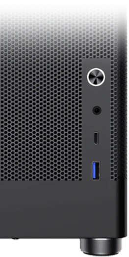 Tilslutningsmuligheder på fronten af Vision Viper M130 Plus