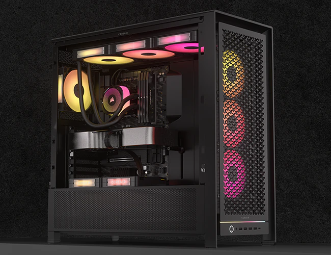 Computer med Corsair vandkøler