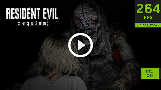 Resident Evil Requiem | 4K Path Tracing & NVIDIA DLSS 4 Trailer